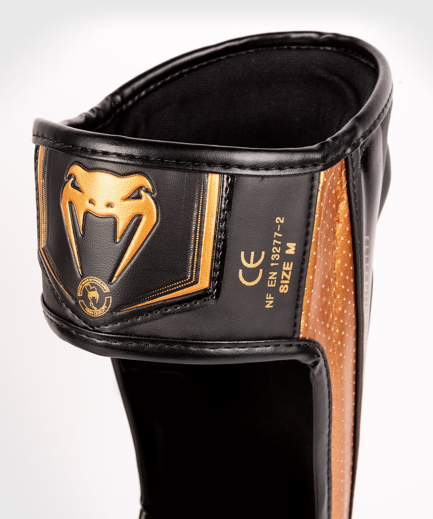 Venum Elite Evo Shinguards - Black/Bronze