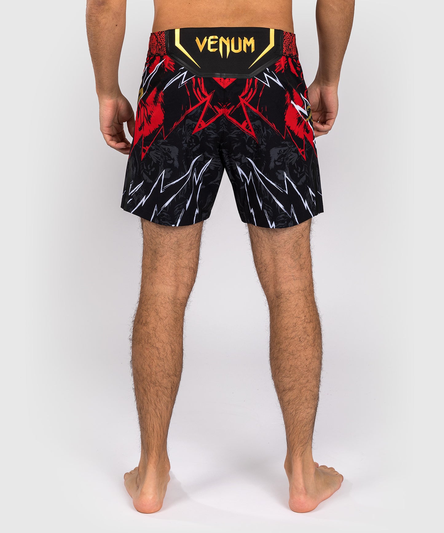 UFC Unrivaled by Venum Jon Jones Men's Short Fit Fight Short - Red