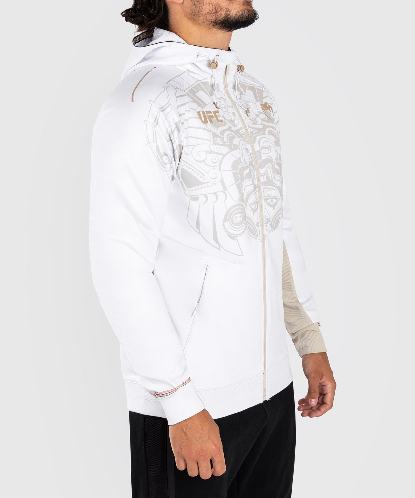 Noche UFC By Venum Authentic Fight Night Men’s Walkout Hoodie - White