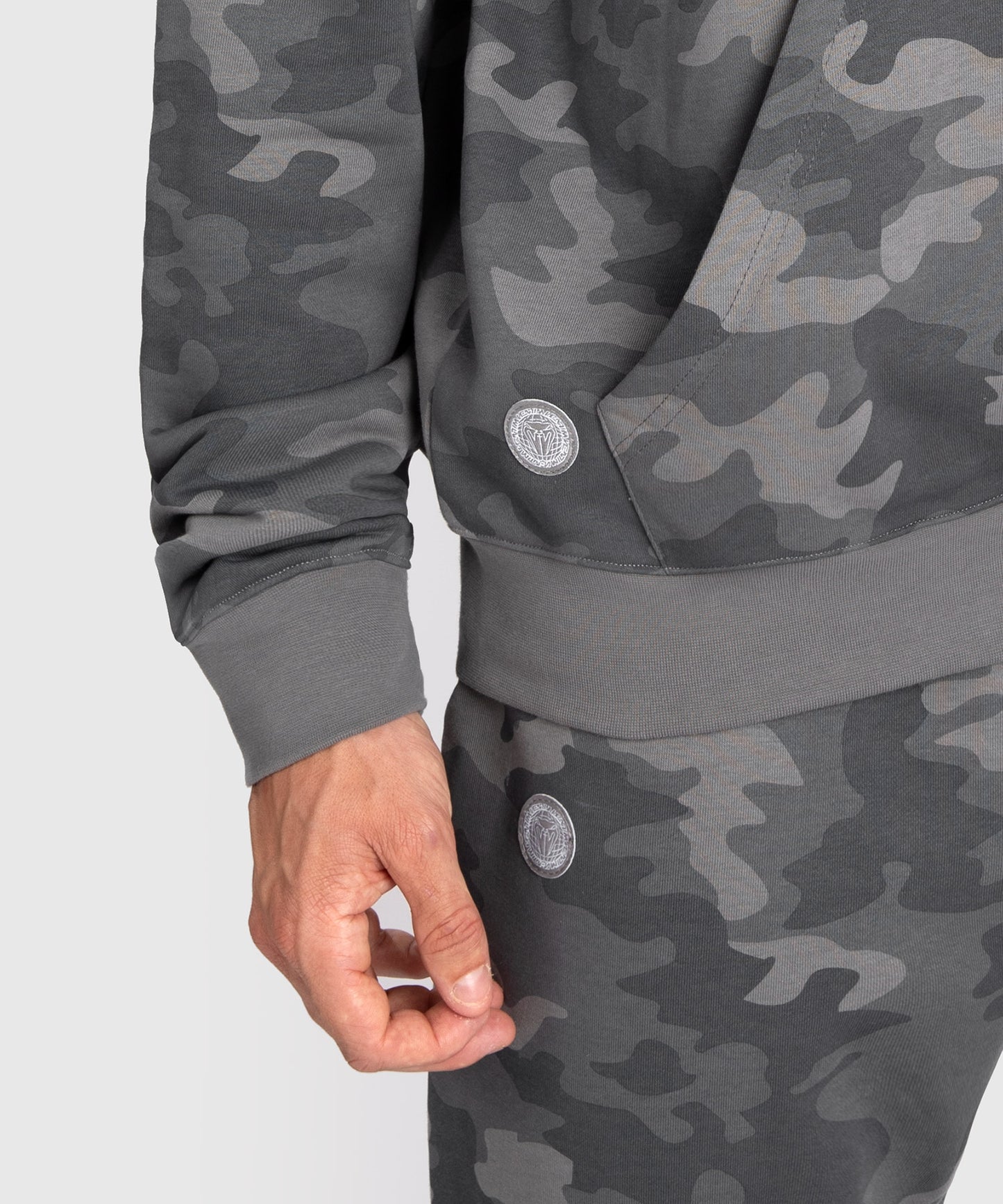 Venum Vortex XL Men's Hoodie - Anthracite Camo