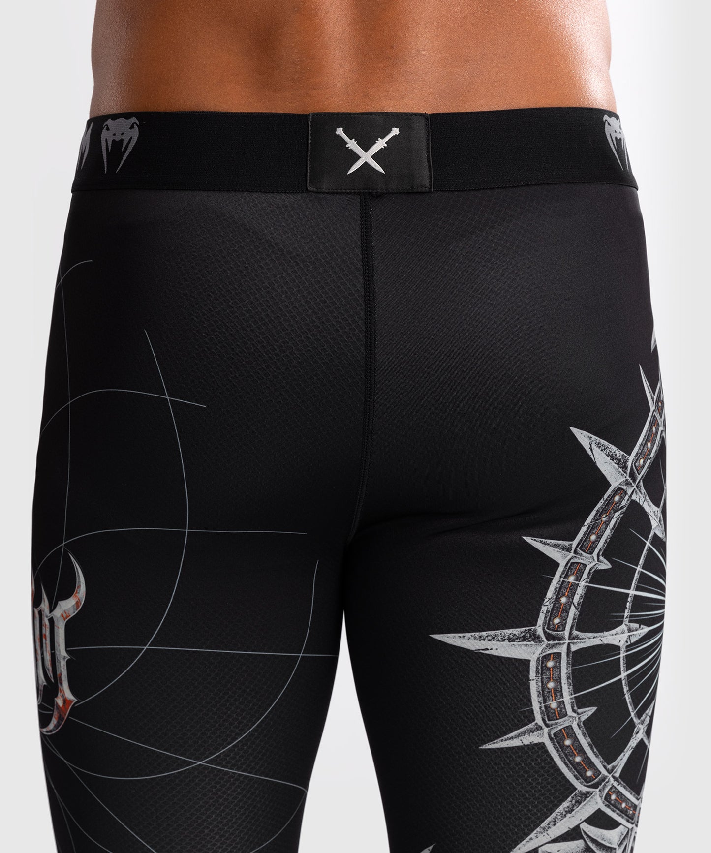 Venum Gladiator 5.0 Men's Spats - Black/Silver