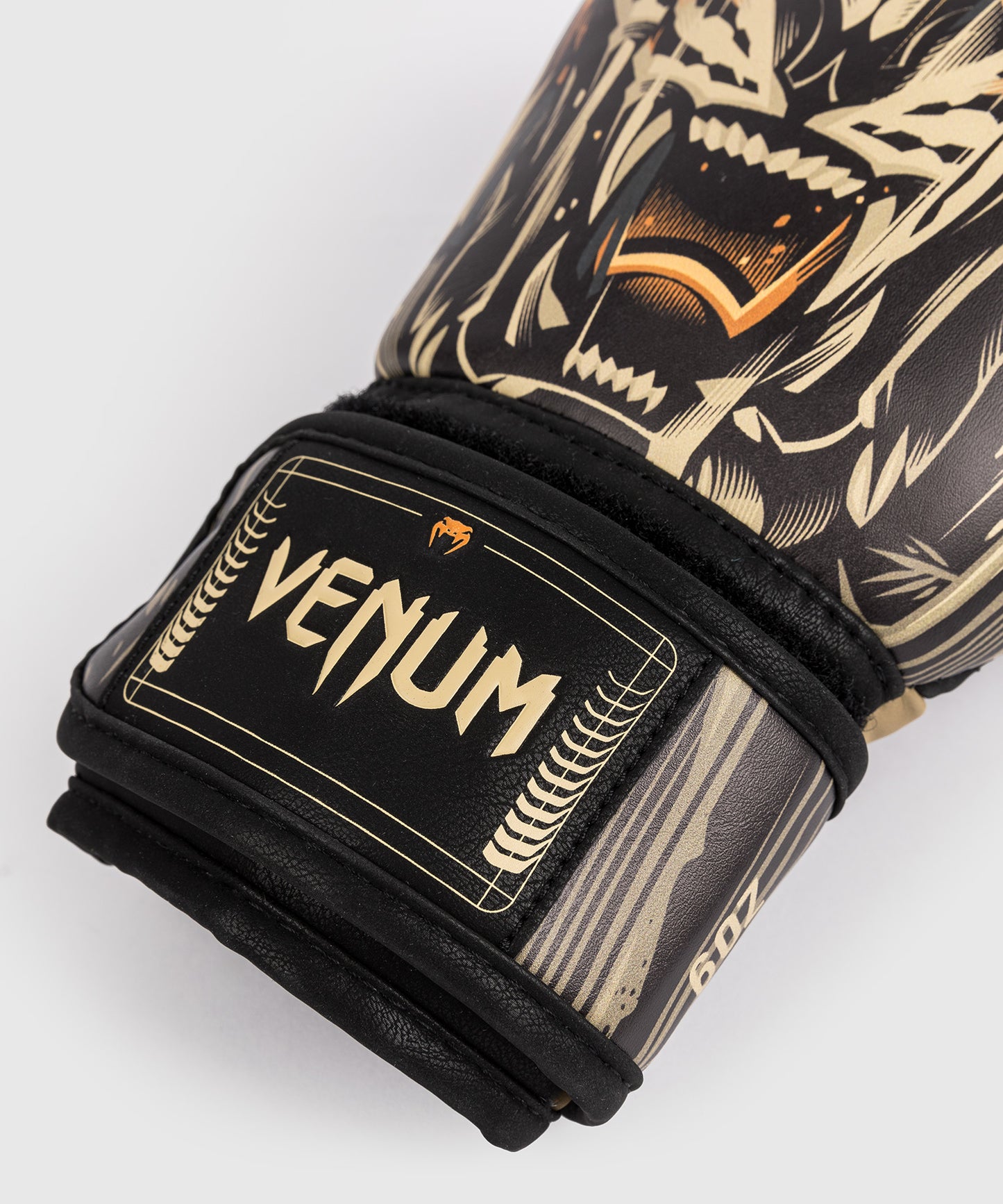 Venum Tiger Kids Boxing Gloves - Black/Neon Orange