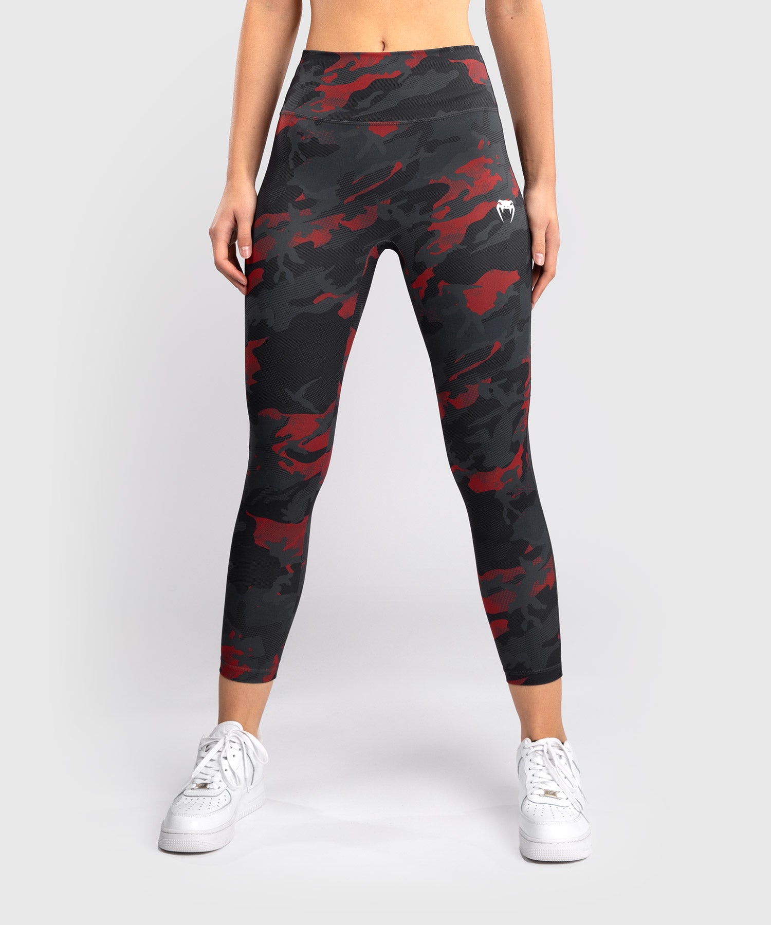 Red fashion camo pants womens