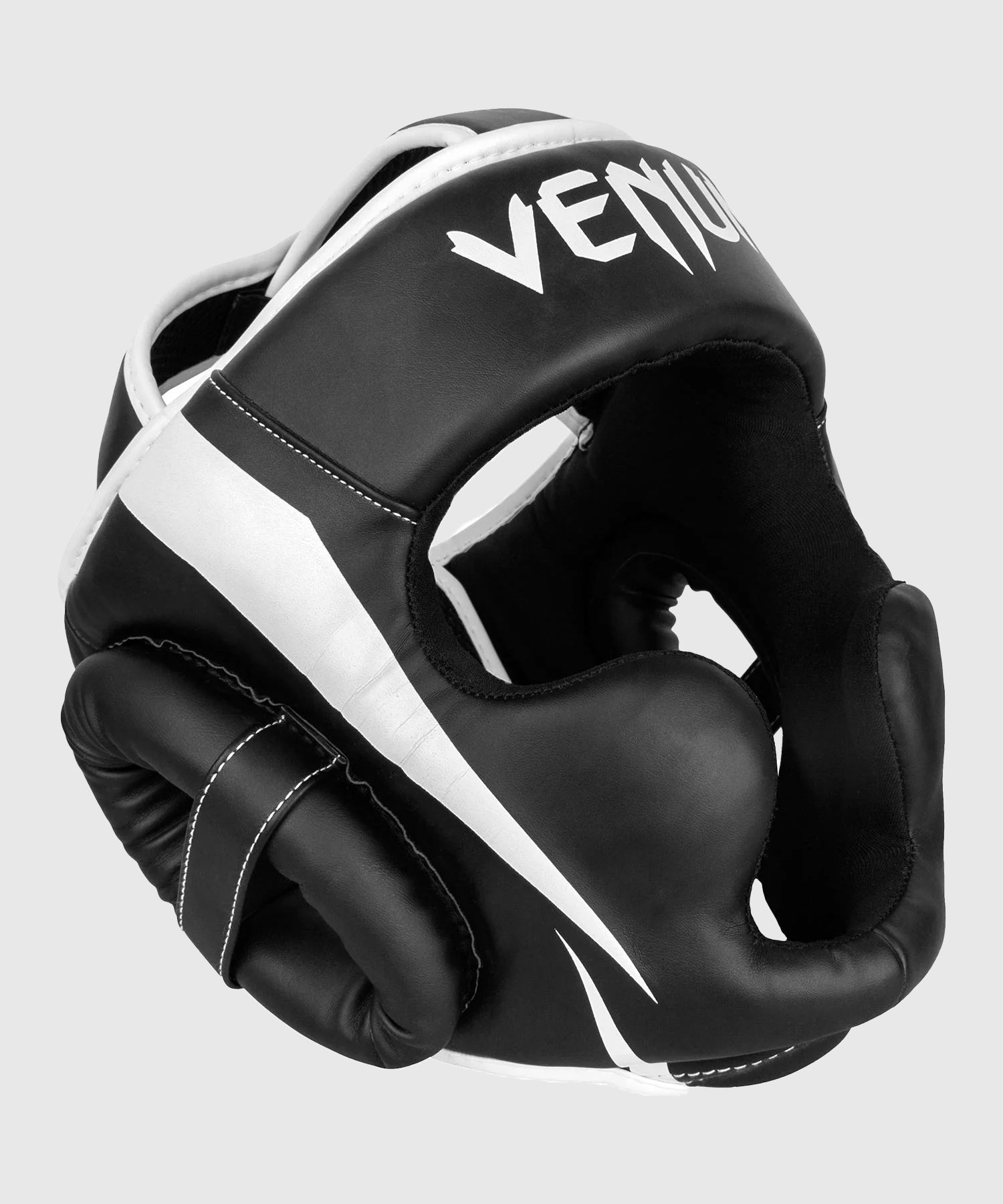 Venum Elite Headgear - White/Black - Venum