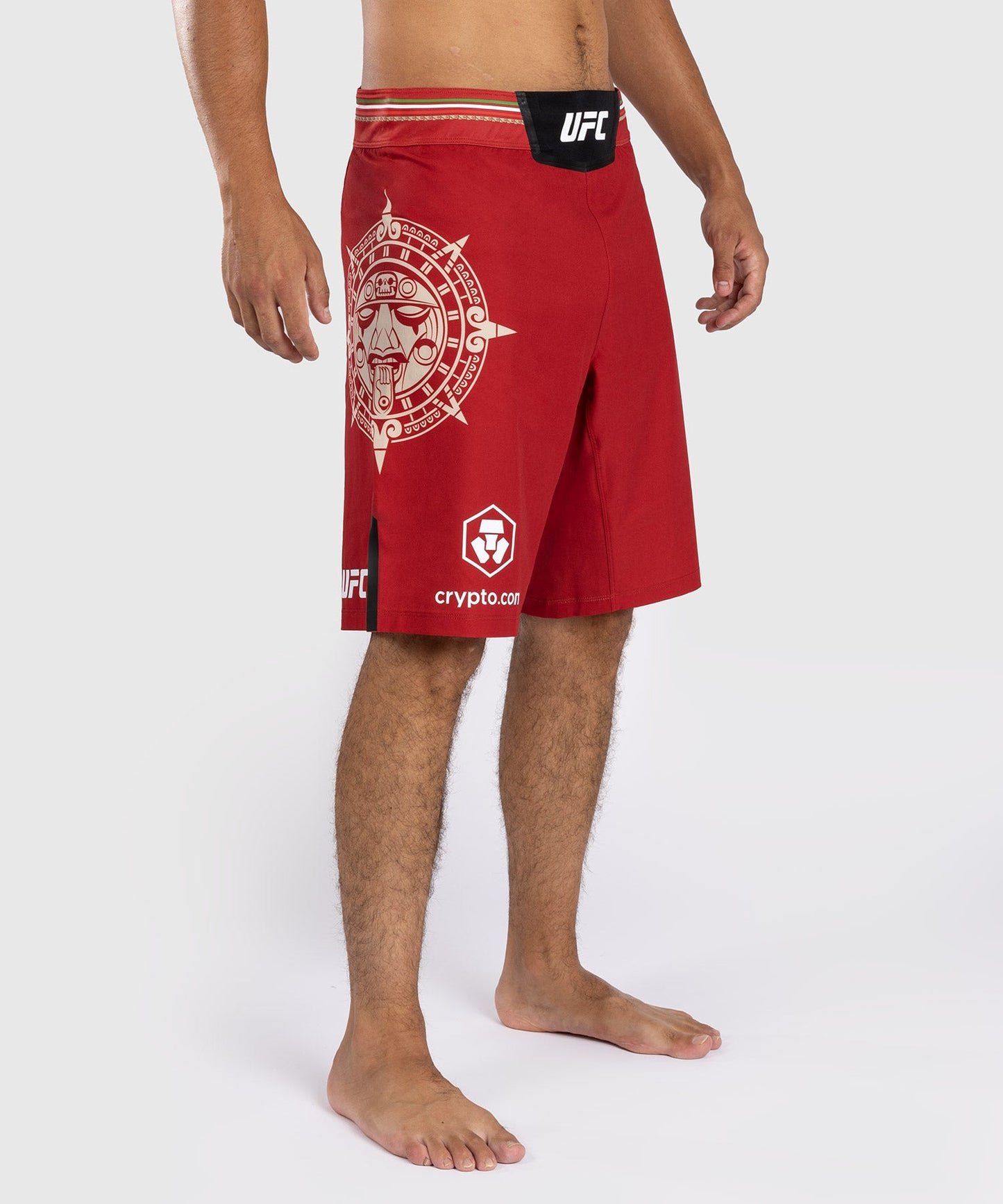 UFC Noche by Venum Personalized Authentic Fight Night Men's Fight Short - Red