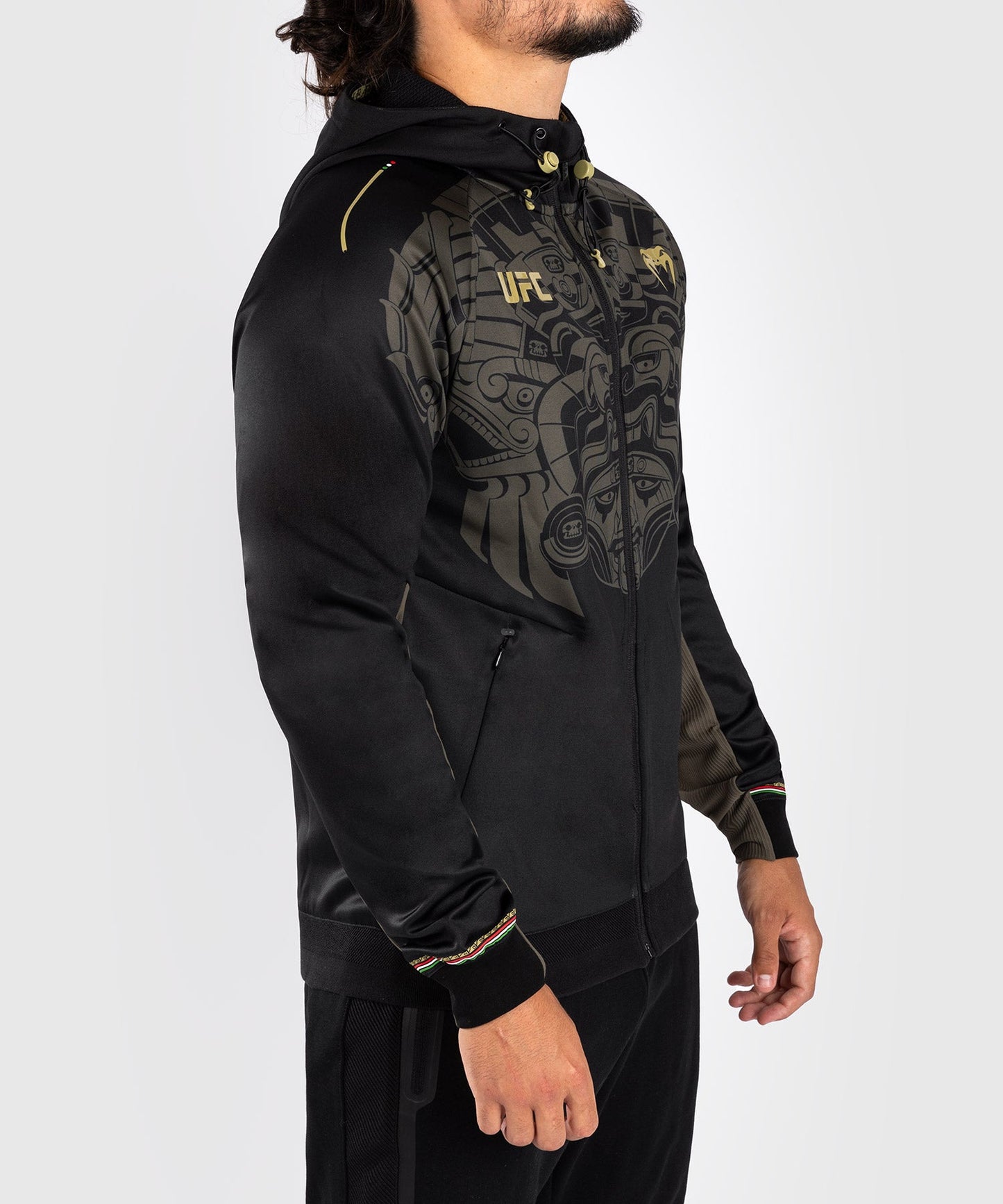 UFC Noche by Venum Personalized Authentic Fight Night Men's Walkout Hoodie - Black