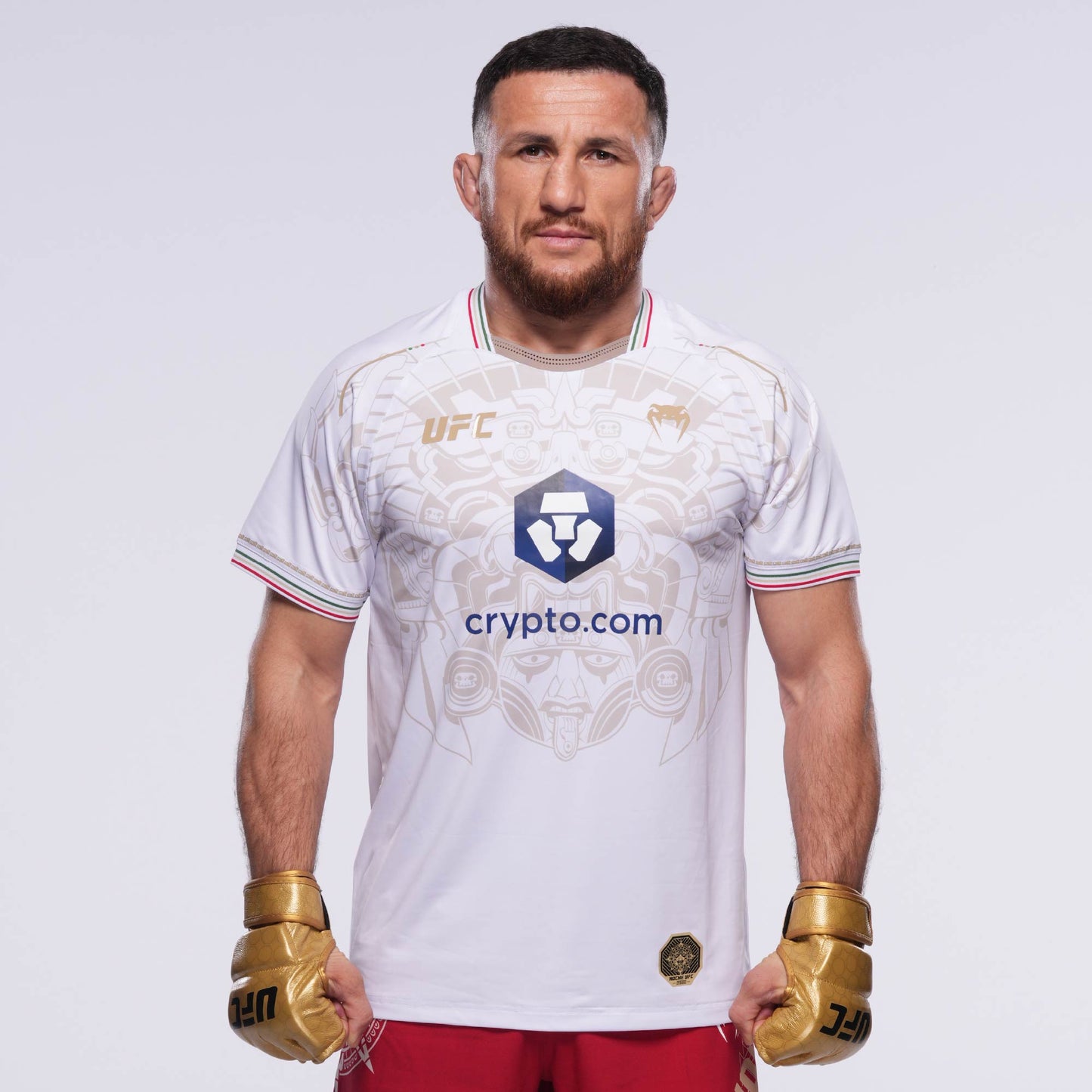 Noche UFC by Venum Fighters Authentic Fight Night Mens Walkout Jersey - Merab Dvalishvili -  White