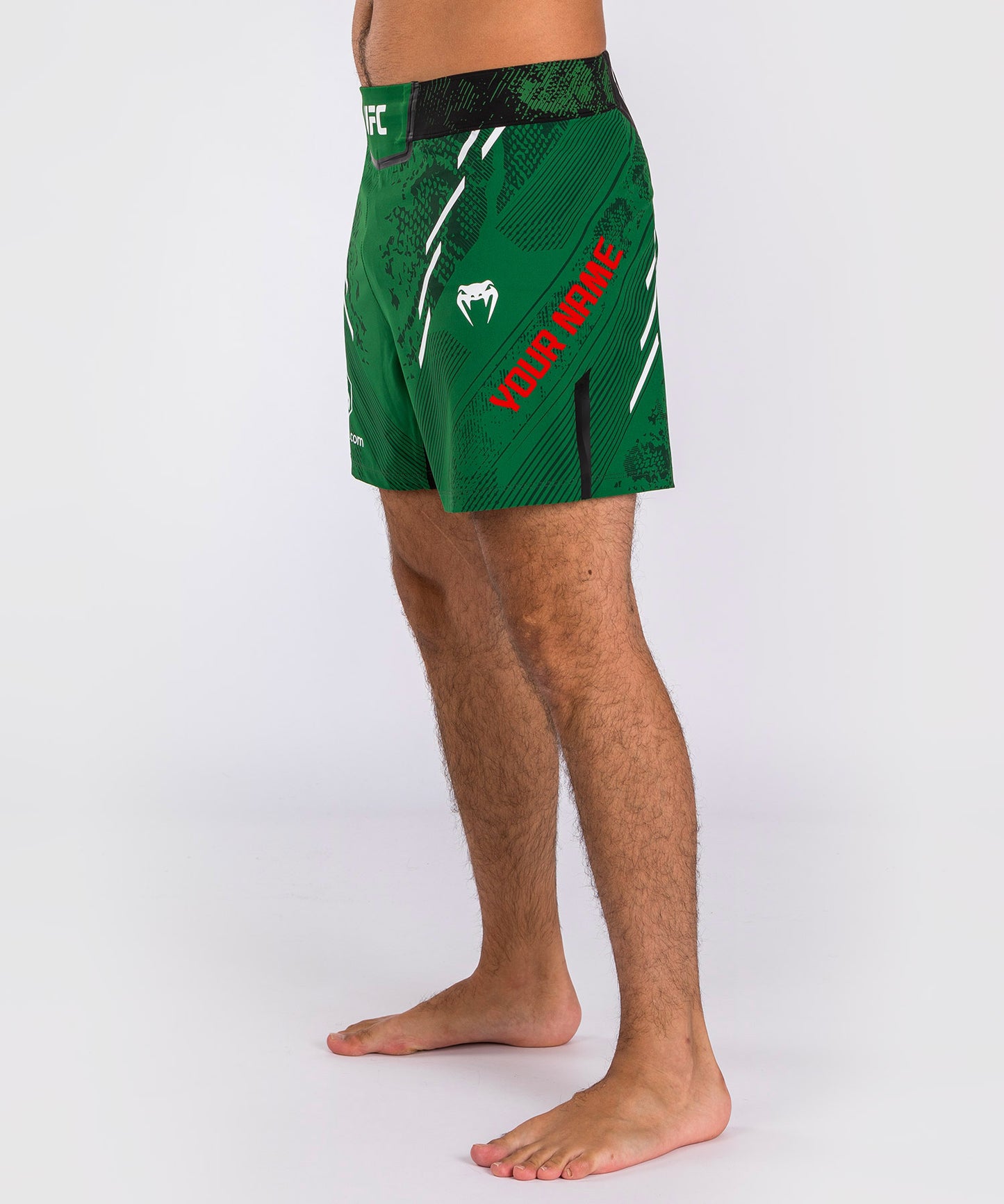 UFC Adrenaline by Venum Personalized Authentic Fight Night Men's Fight Short - Short Fit - Green