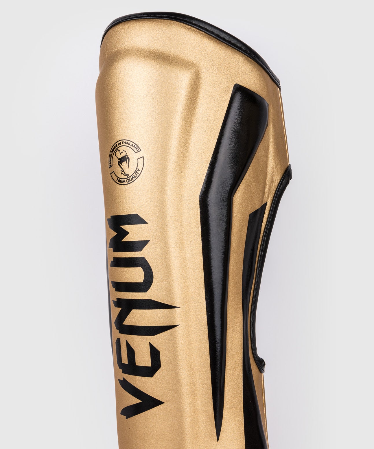 Venum Elite Standup Shin guards - Gold/Black