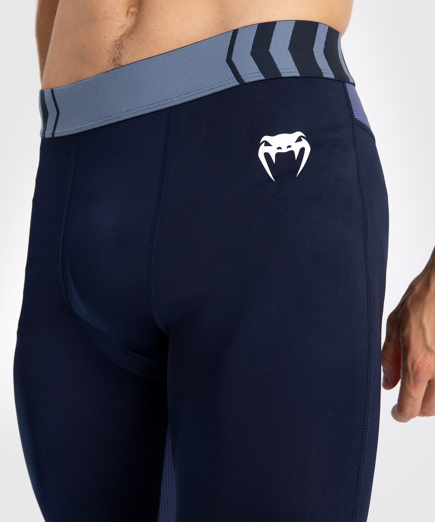 Venum Tempest Men's Spats - Navy Blue/Blue