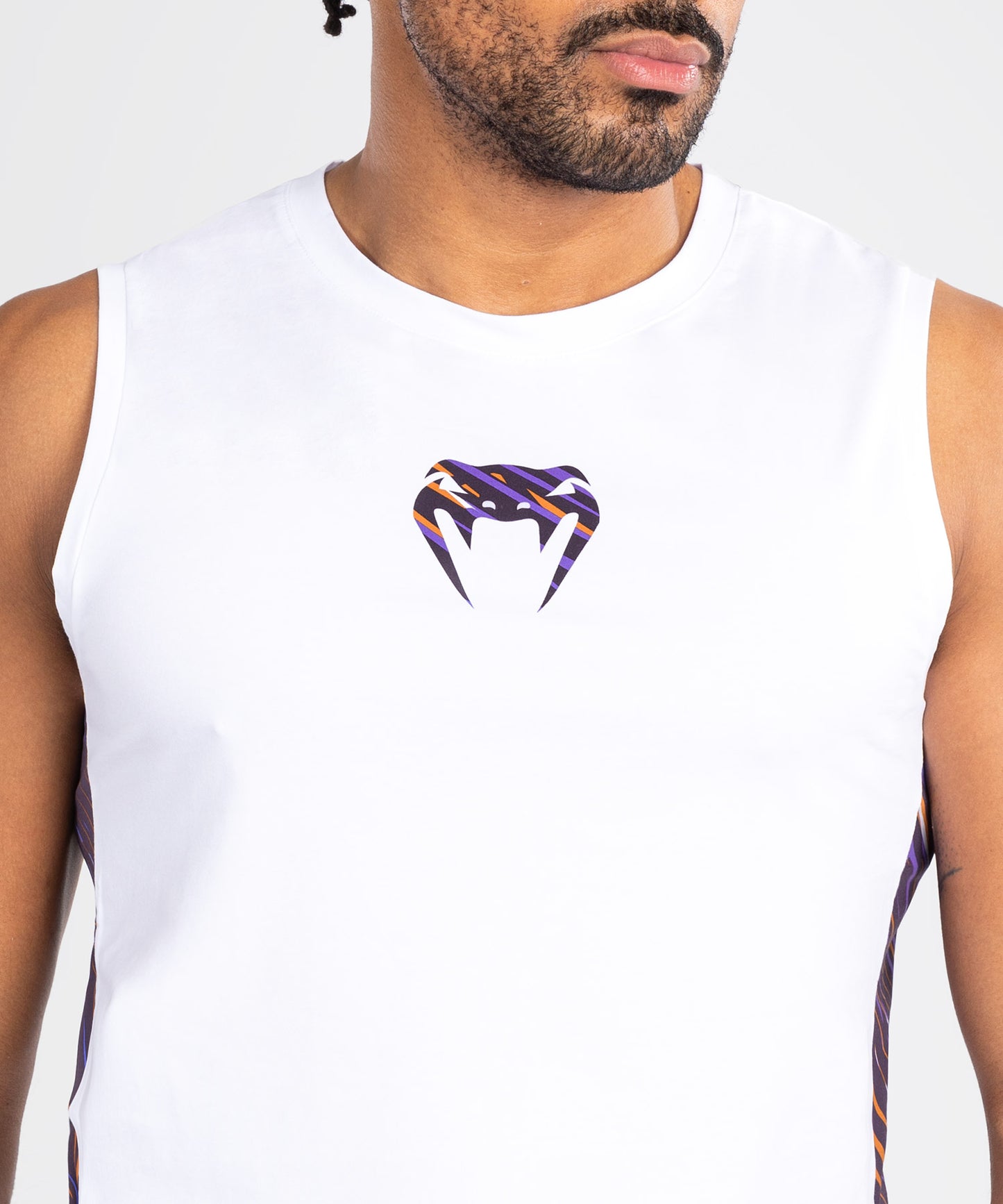 Venum Rapid Men’s Tank Top - White/Deep Purple