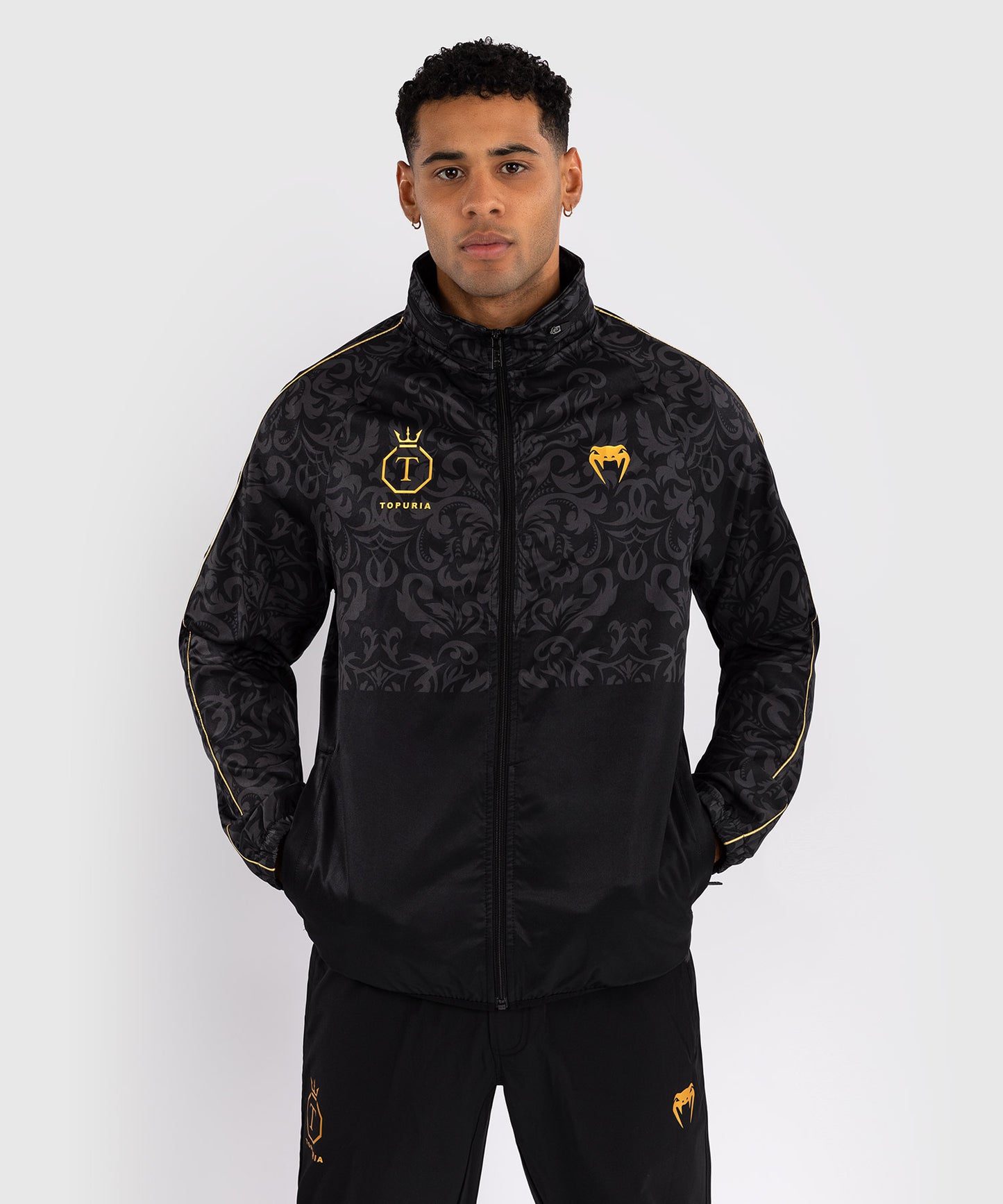 Venum x Ilia Topuria Unmatched Track Jacket - Black/Gold