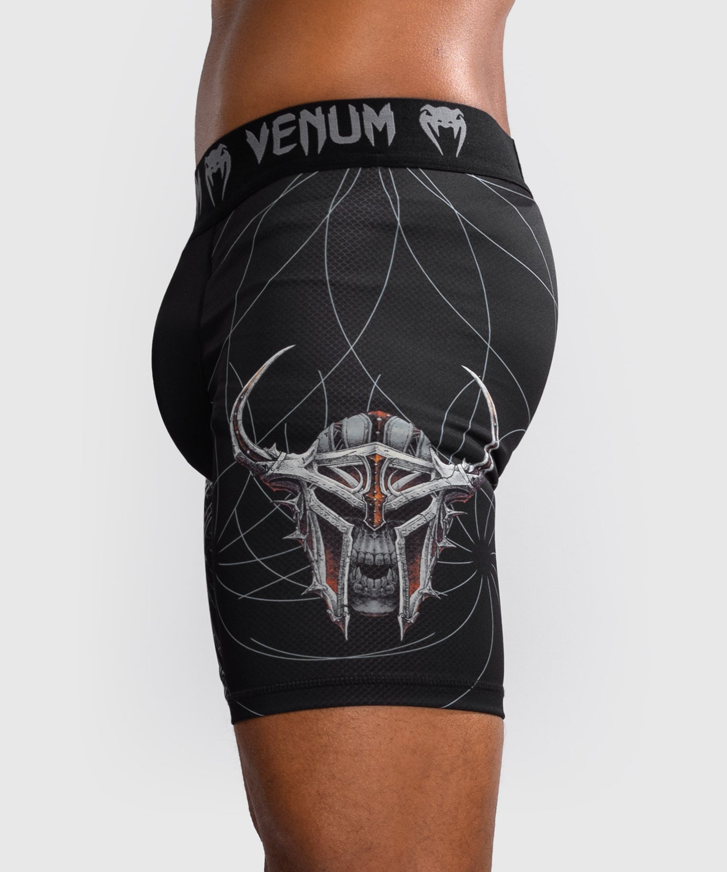 Venum Gladiator 5.0 Men's Vale Tudo Shorts - Black/Silver