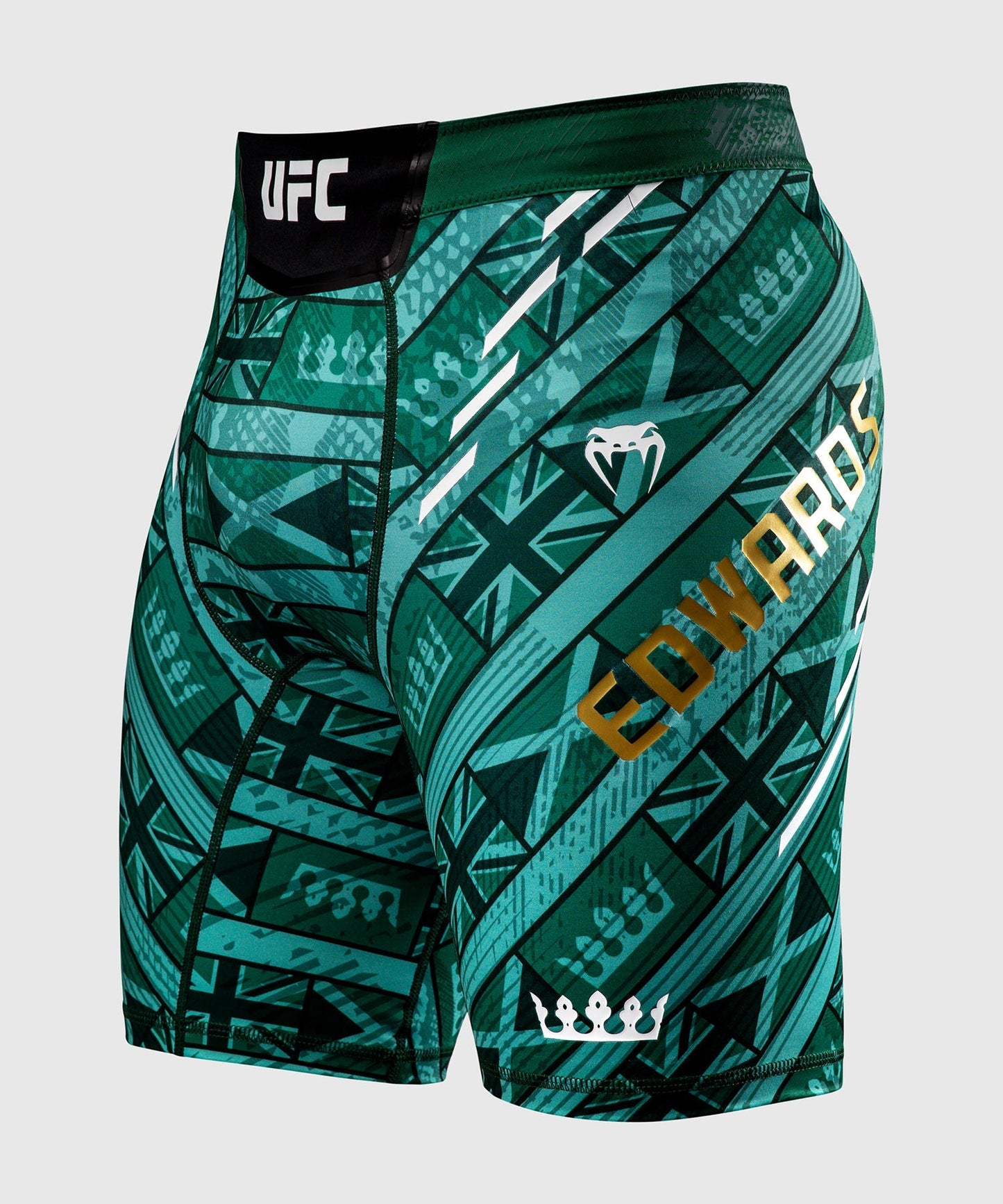 Men's UFC Unrivaled by Venum Green Leon Edwards Vale Tudo Short