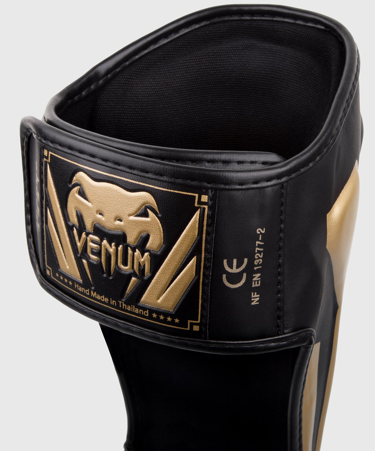 Venum Elite Standup Shin guards - Black/Gold