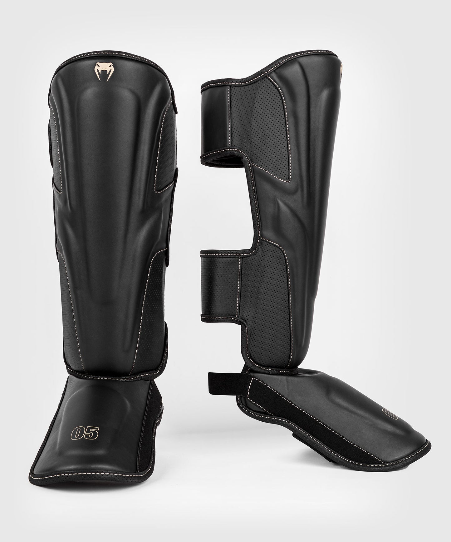 Venum Impact Evo Shinguards - Black