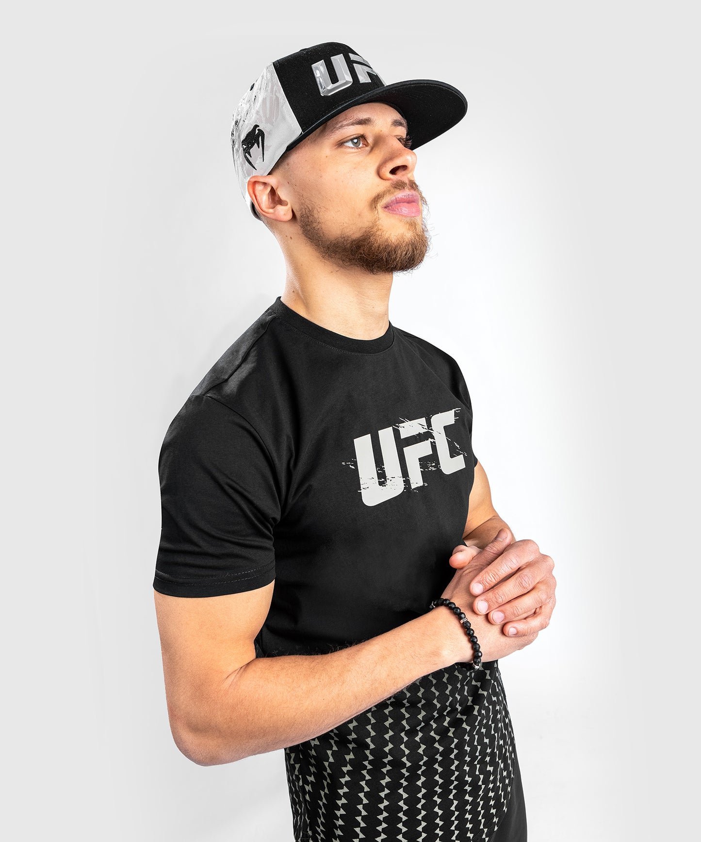 Venum UFC Authentic Fight Week 2.0 T Shirt Short Sleeves Noir-Blanc