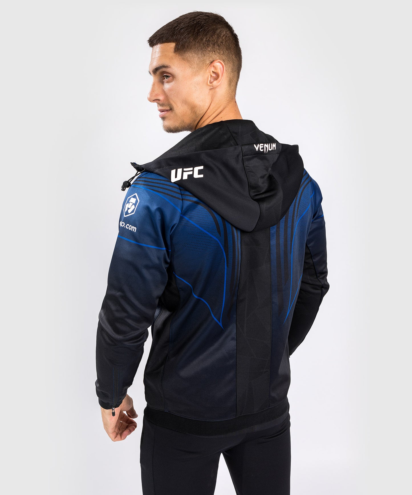 UFC AUTHENTIC FIGHT NIGHT 2.0 KIT BY VENUM MEN'S WALKOUT HOODIE - Midn ...