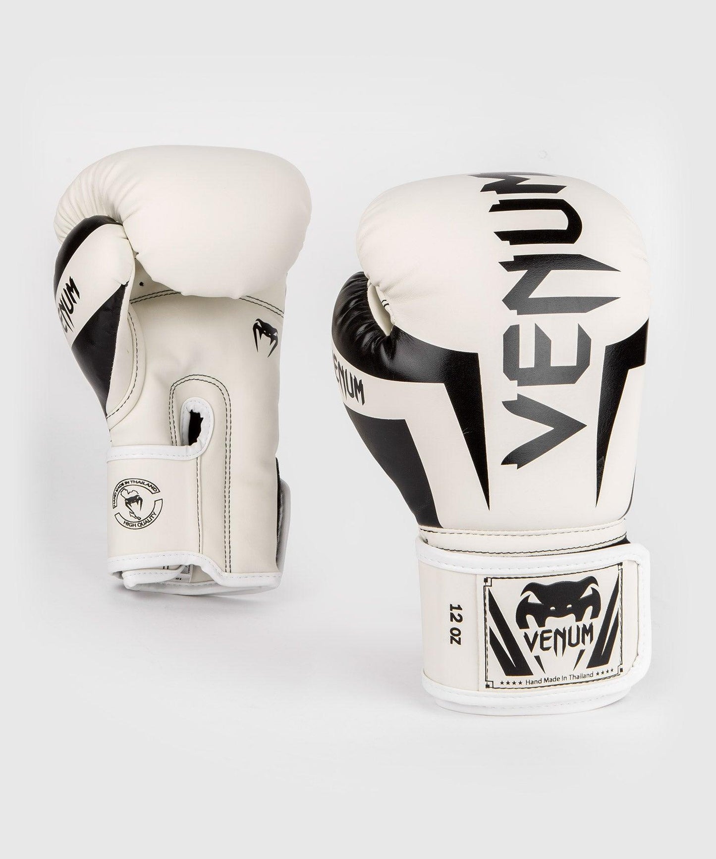 Venum Elite Boxing Gloves - White/Ivory