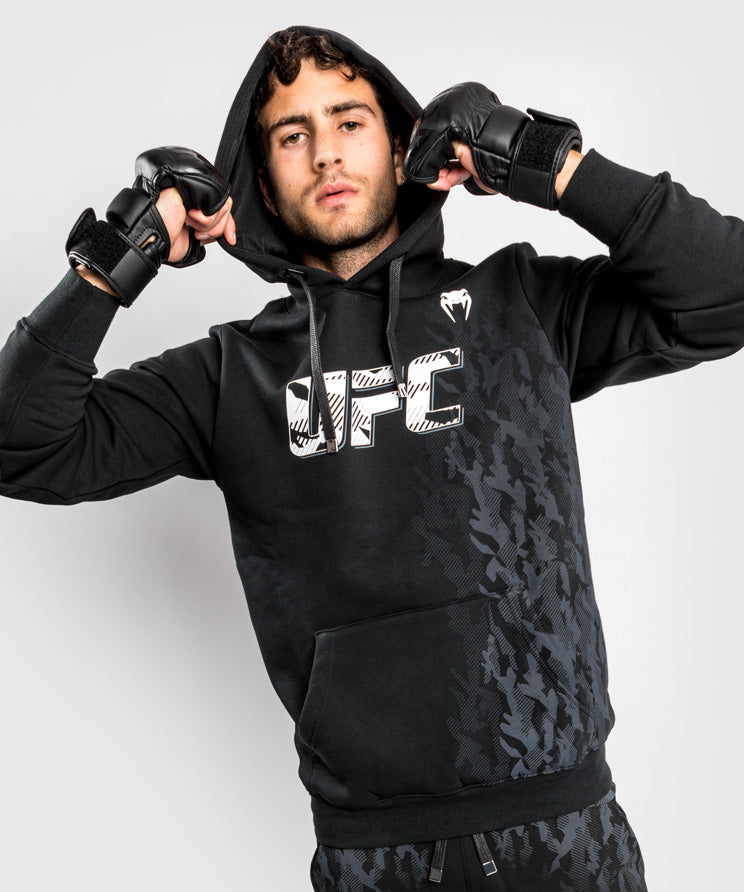 Sweatshirt à capuche pour Hommes UFC Adrenaline by Venum Fight Week - Noir