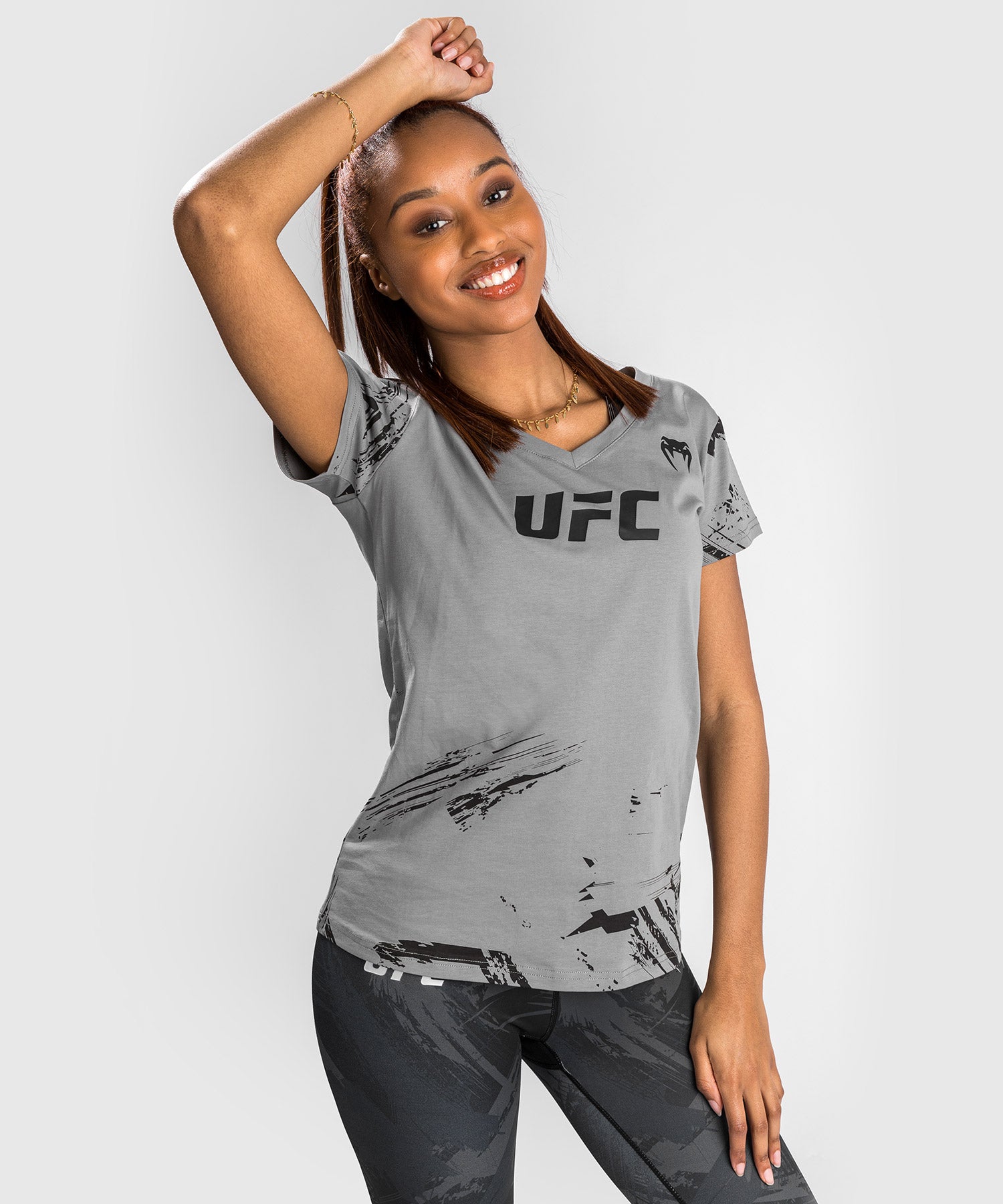 T-shirt UFC Venum Authentic Fight Week Women's, black 