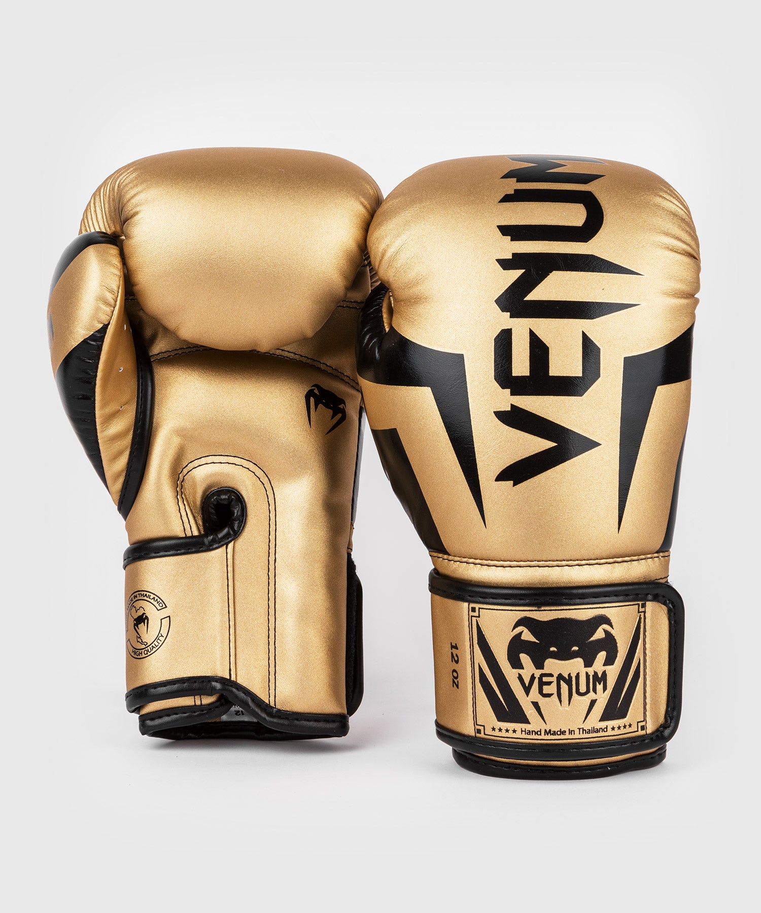 Boxing gloves Venum Elite gold, black 
