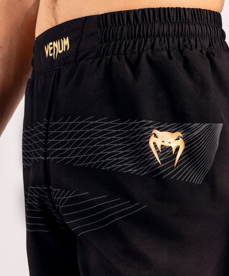 Venum - BLACK/GOLD always in the trend! The Club 182 Black/Gold edition  provides you all athletes look for: ▪️Comfort ▪️Style ▪️Durability Check  out the Dry tech T-shirt and training short on venum.com #