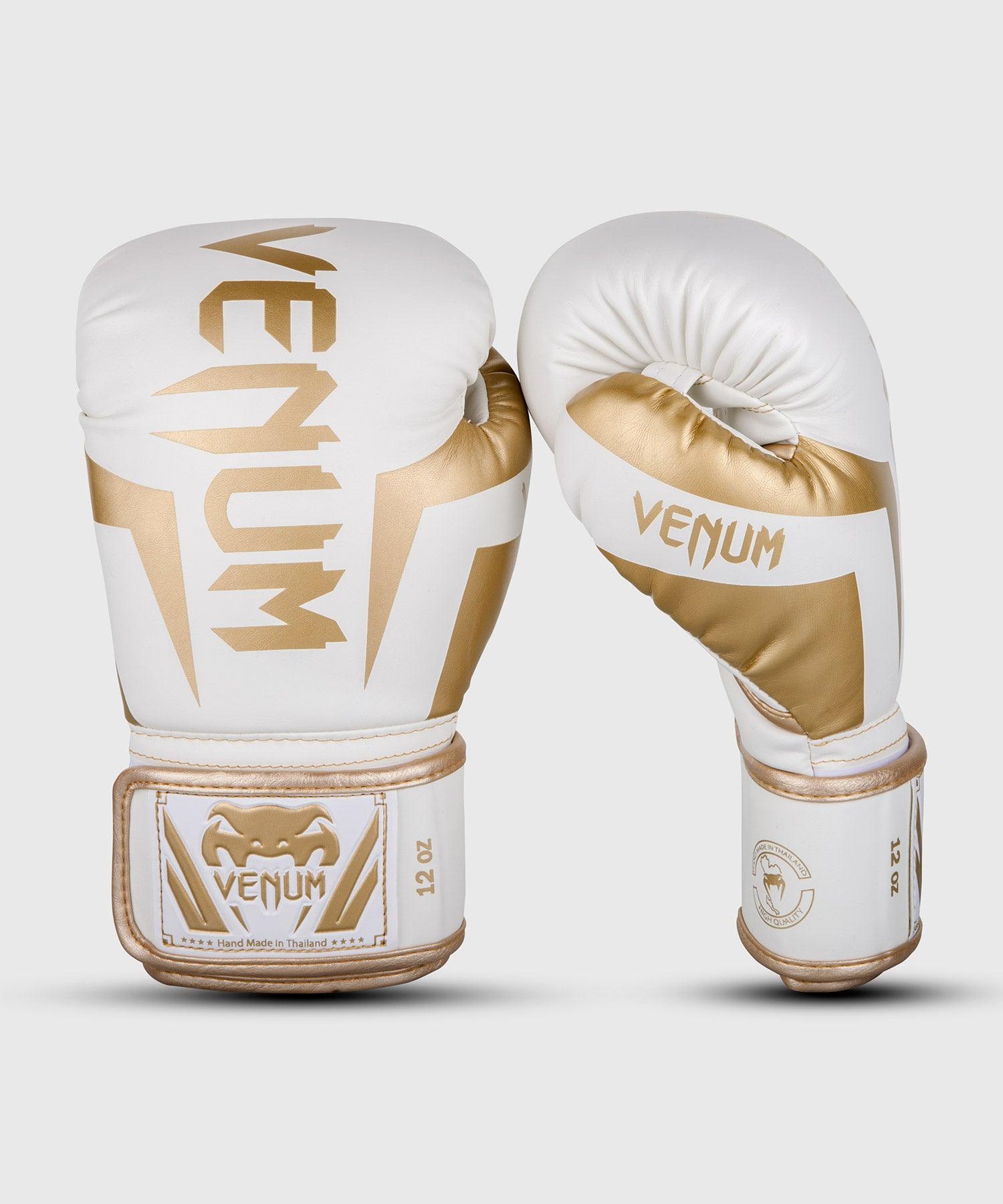 Boxing gloves Venum Elite gold, black 