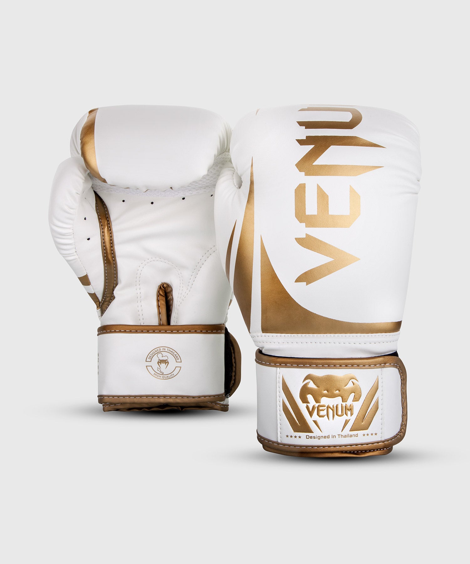 Venum Challenger 2.0 Boxing Gloves - White/Gold - Venum