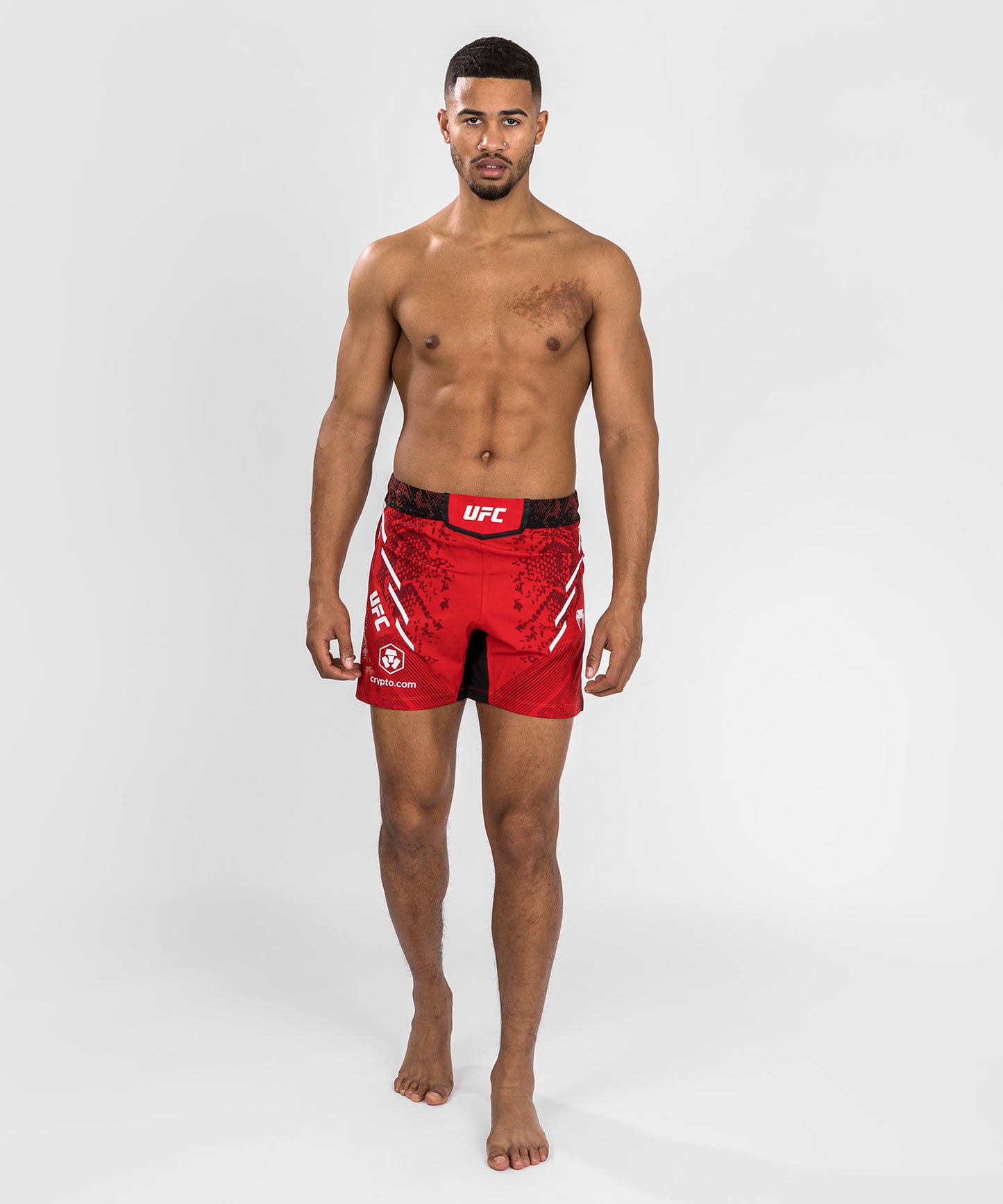UFC Adrenaline by Venum Authentic Fight Night Men's Fight Short - Short Fit  - Red