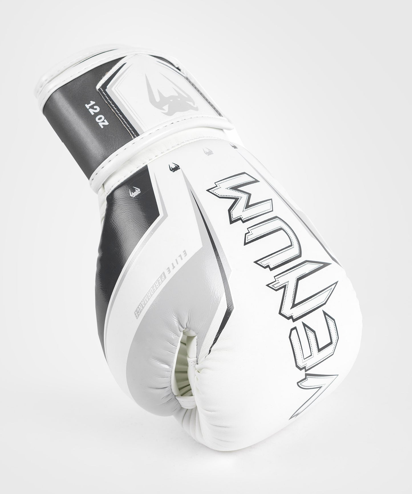 Venum Elite Evo Boxing Gloves - Khaki/Silver 10 oz