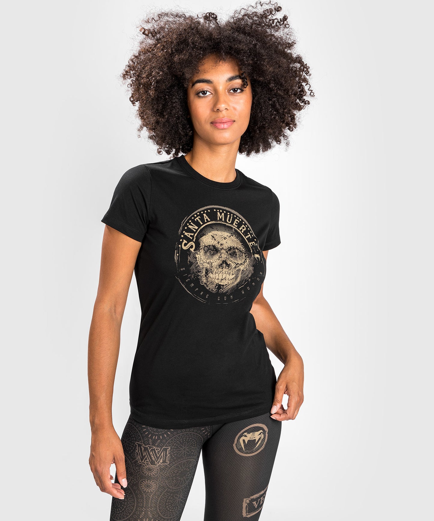 T-shirt pour femme VENUM - Santa Muerte Dark Side - Noir/Marron
